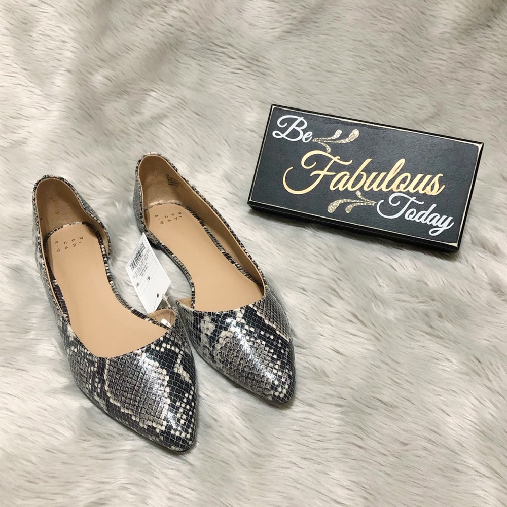 A New Day Women’s Mohana Pointed Toe Ballet Flats - Picture 2 of 6
